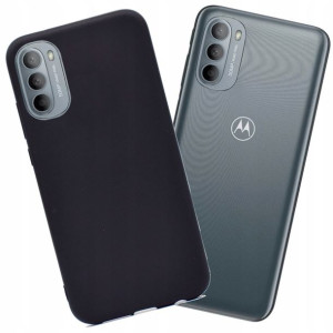 Etui Case czarne Matowe do Motorola Moto G62 5G