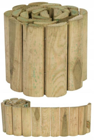 Rolborder drewniany palisada ogrodowa 4,6x30x200 cm