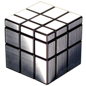 NOWA Kostka Rubika Mirror 3x3 Srebrna ASYMETRYCZNA - TRUDNIEJSZA od 3x3
