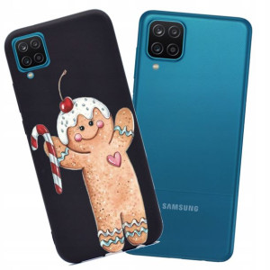 Etui Świąteczne Prezent do Samsung A12 wzory