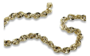 Złota bransoletka 14k 585 włoska Lina Nowy model cb074y