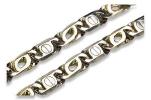Złoty łańcuszek 14k 585 Cartier Tygrysie oko cc031yw
