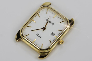 Złoty zegarek męski 14k 585 Geneve mw001y