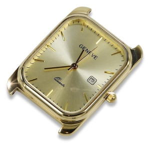 Złoty zegarek męski 14k 585 Geneve mw001y