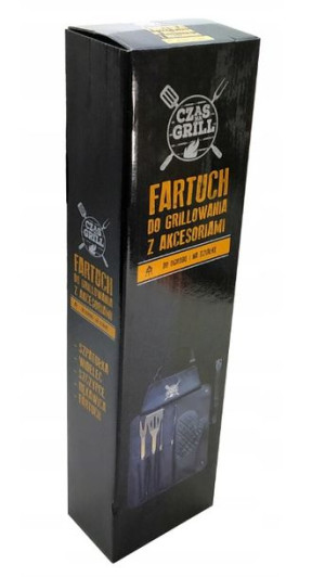 Fartuch Z Akcesoriami Do Grillowania Czas Na Grill