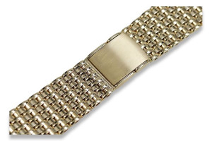Złota bransoleta 14k 585 do zegarka męskiego mbw013y
