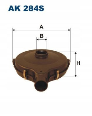 AK 284S FILTRON Filtr powietrza