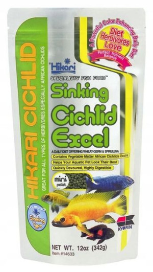 Hikari Cichlid Excel Mini Sinking 342g
