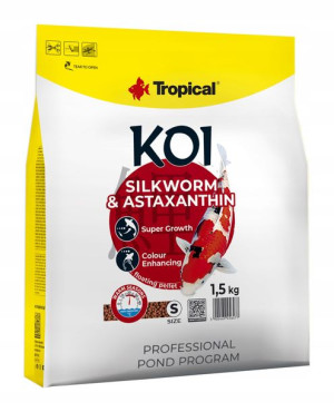 Koi Silkworm&astaxanthin Pellet Size S 5l/1,5k