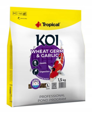 Koi Wheat Germ & Garlic Pellet Size L 5l/1,5kg