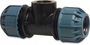 Trojnik 90* przejsciowy PP 32mmx1calx32 mm