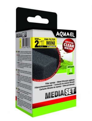 Aquael Wkład Gąbkowy Fan Mini Plus 2szt