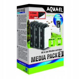 Aquael Wkład Gąbkowy FZN MINI CARBON 3 szt.