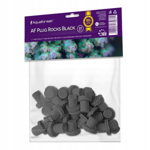 Aquaforest Plug rocks Black podstawki pod korale