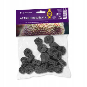 Aquaforest Mini Rocks BLACK podstawki pod korale