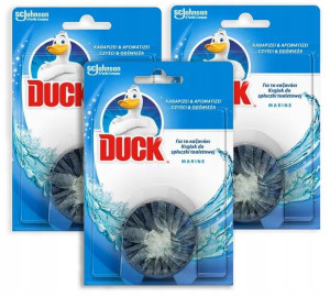 DUCK Krążek do spłuczki toaletowej WC morski 3x50g