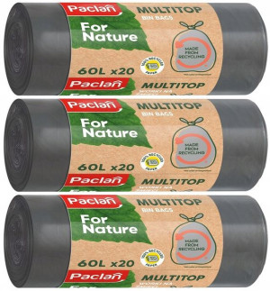 PACLAN Worki na śmieci For Nature 3x60l