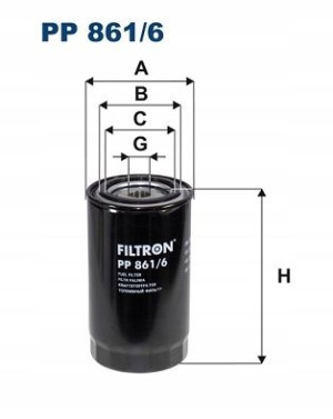 PP 861/6 FILTRON Filtr paliwa