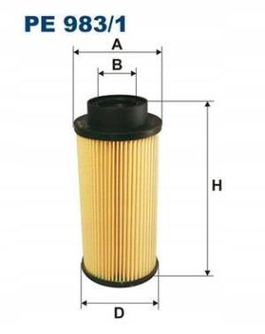 PE 983/1 FILTRON Filtr paliwa
