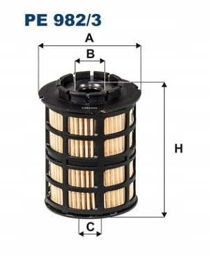 PE 982/3 FILTRON Filtr paliwa