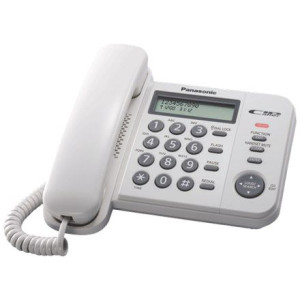Panasonic Corded Kx-ts560fxw 588 G, Biały, Caller Id, Pojemność Książki