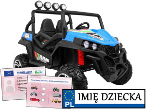 dwuosobowe auto na akumulator BUGGY 4x4 LIFT STRONG PILOT MOCNE SILNIKI