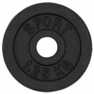 Talerz żeliwny 1,25kg obciażenie krążek 30mm