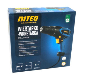 Wiertarko-wkrętarka 280w Niteo Tools