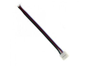 Złączka do Taśm LED RGBW 12mm Jednostronna z Przewodem