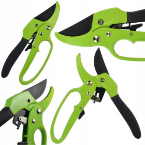 Sekator Ogrodowy Kowadełkowy Ręczny Krzewów 200mm