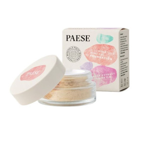 Paese Minerals rozświetlający podkład mineralny 204W Honey 7g