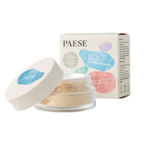 Paese Minerals matujący podkład mineralny 104W Honey 7g