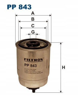 PP 843 FILTRON Filtr paliwa