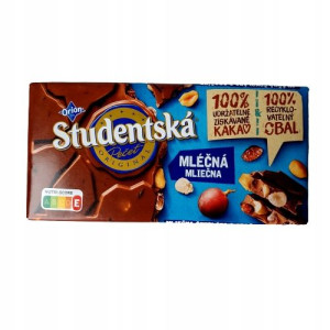 Orion Czekolada Studentska Mleczna 170g