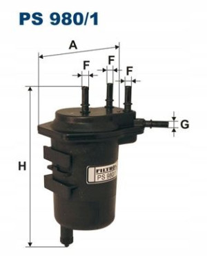 PS 980/1 FILTRON Filtr paliwa