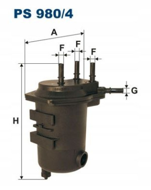 PS 980/4 FILTRON Filtr paliwa