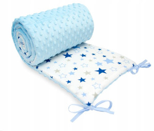 Ochraniacz Minky 180x30 Do Łóżeczka 120x60 Hit!