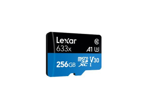 Lexar High-performance 633x Uhs-i Micro Sdxc, 256 Gb, Class 10, U3, V30,