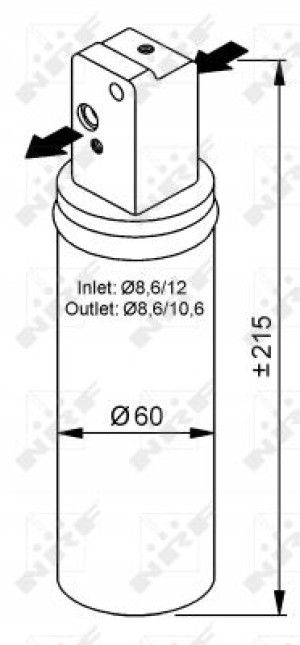 NRF 33139 Osuszacz, klimatyzacja
