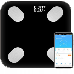 Waga Łazienkowa Analityczna Slim 180kg Smart+ 17w1