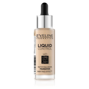 Eveline Liquid Control HD Long Lasting Formula 24H 015 Light Vanilla 32ml