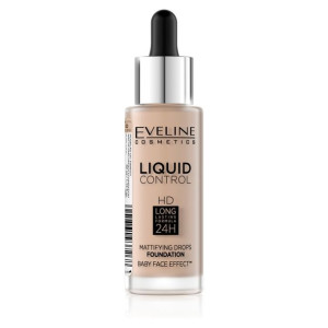 Eveline Liquid Control HD Long Lasting Formula 24H 030 Sand Beige 32ml