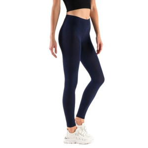 Legginsy Damskie Bawełniane Granatowy 2xl/3xl