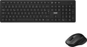 Port Designs Wireless Desktop Pack: Mouse & Keyboard 900904-uk Standard,