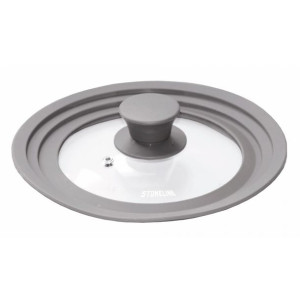 Stoneline Universal Glass Lid 14330 Lid, Diameter 24/26/28 Cm, Transparent