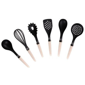 Stoneline Natural Line 21582 Kitchen Utensil Set, 6 Pc(s), Dishwasher Proof