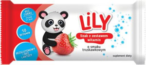 Lizak LILY o smaku Truskawkowym  8g