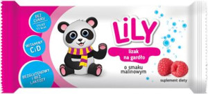 Lizak LILY o smaku Malinowym na Gardło  8g