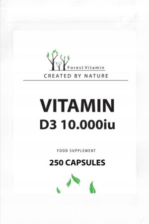 Forest Vitamin Vitamin D3 10000 IU / witamina D3 (250 kaps.)