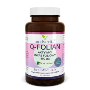 Medverita Folian kwas foliowy 400 mcg (60 kaps.)